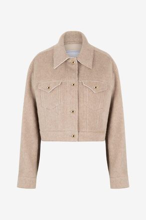 Jacob Cohen Kurze Wolljacke Trucker