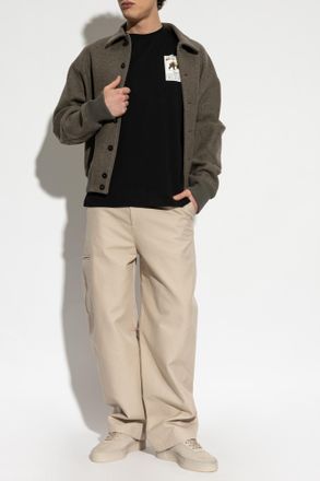 Iceberg T-shirt With Print, Mens, Black