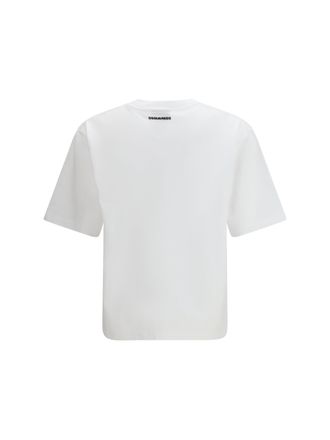 Dsquared2 Icon Graphic Print T-Shirt - White