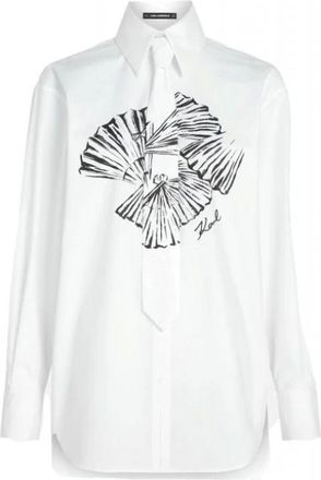 Karl Lagerfeld Mujer, Blusas y Camisas, Blanco, Talla: S
