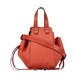 Loewe Pre-owned Gate Mini Bag Mini Style - Dames - Pre-owned - Oranje - Maat: ONE Size Leer