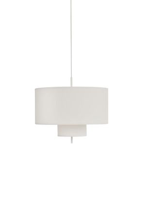 New Works Margin Pendant Lamp, Ø70, White Canvas, EU/UK/AU