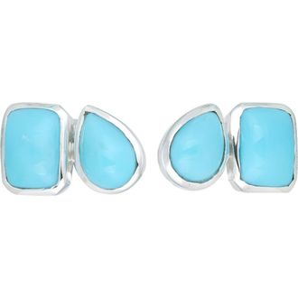 Samuel B. Sleeping Beauty Turquoise Stud Earrings at Nordstrom Rack