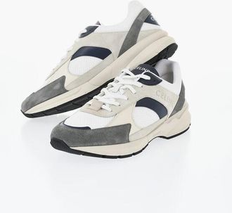 Celine RUNNER Lace-Up Sneakers with Suede Inserts size 44