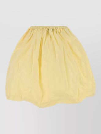 Prada voluminous taffeta skirt balloon silhouette