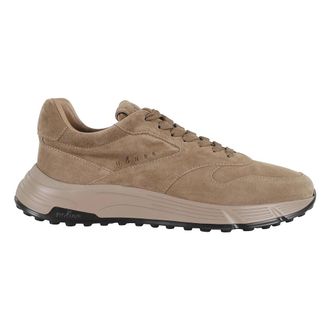 Hogan Trekking Suede Sneakers Hyperlight Model - Heren - Sneakers - Bruin - 45 EU - Katoen - Schoenen