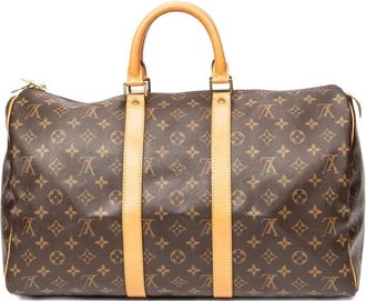Louis Vuitton Borsone Keepall - Marrone