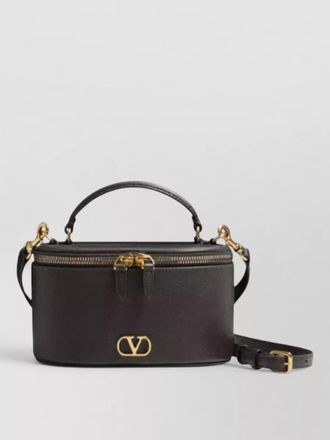 Valentino Garavani vlogo signature leather crossbody vanity bag
