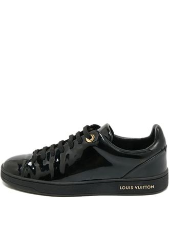Louis Vuitton Fontrow leather sneakers - Black