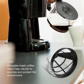 OEM 2 Filtros De Caf&eacute; Sostenibles Con Malla Fina: Reutilizables Y Universales