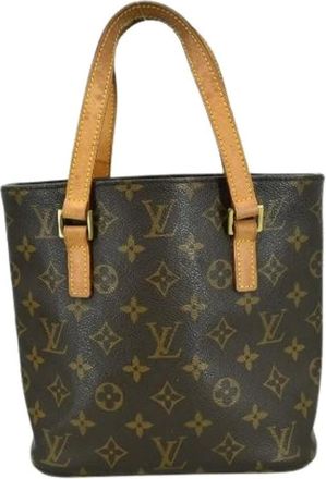 Louis Vuitton Pre-owned Tote Bags, female, Brown, Size: ONE SIZE Pre-owned Canvas Tote Bag