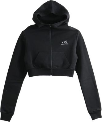 Balenciaga Mujer, Sudaderas, Negro, Talla: L