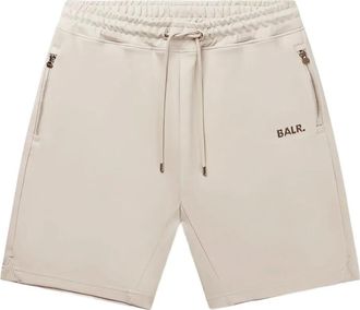 BALR. zip pocket drawstring shorts - men - Fabric - S - Grey
