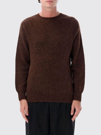 Howlin Maglia girocollo in misto lana con polsi e fondo a coste