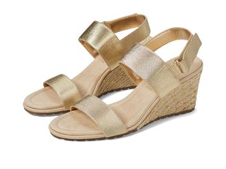 Anne Klein Silvy Womens Sandals Platinum : 8.5 M, Textile
