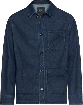 Camel Active Jeans Overshirt Regular Fit - Heren - Spijkeroverhemden - Blauw - XL - Katoen - Overhemden