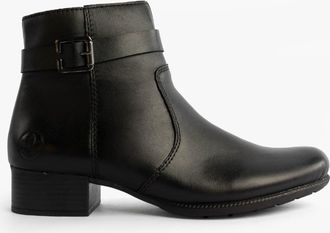 Rieker 78664-00 Womens Boots Black Leather - Size UK 7.5