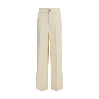 P.A.R.O.S.H. Beige Viscose Casual Womens Pants