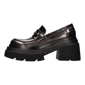Elena Iachi E3728 Loafer - Dames - Pumps - Zwart - 36 EU - Leer - Schoenen