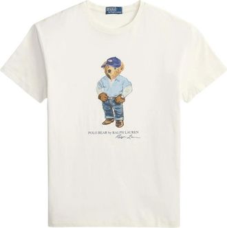 Polo Ralph Lauren Denim Beer T-shirt - Heren - T-shirts - Beige - L - Denim - Tops