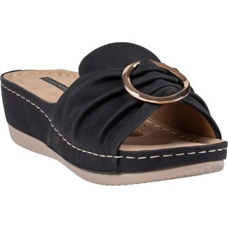 Good Choice Shoes Isola Hardware Wedge Sandal in Black at Nordstrom Rack, Size 8.5
