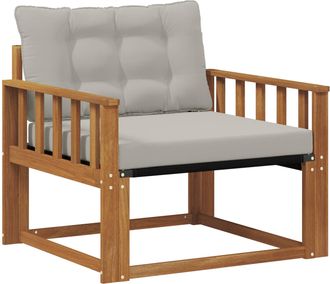 vidaXL Conjunto De Sof&aacute;s De Exterior Natural Vidaxl