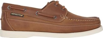 Mephisto Bruine bootschoenen voor heren - Heren - Bootschoenen - Bruin - 46 EU - Leer - Schoenen