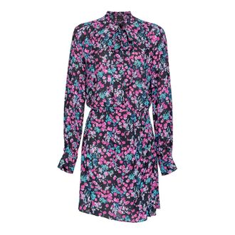 Pinko Pinko, Kleedjes, Dames, Paars, M, Jurk met bloemenprint