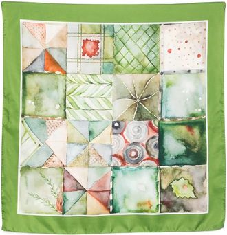 D'Aniello Patterned Scarf