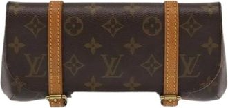 Louis Vuitton Pre-owned Cross Body Bags, female, Brown, Size: ONE SIZE Pre-owned Canvas Cross Body Bag
