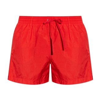 Maison Margiela Beachwear, male, Red, Size: XS Swim Shorts