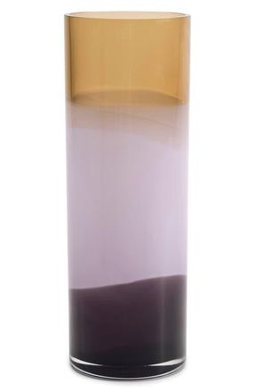 Kosta Boda Landscape Vase in Beige/Purple at Nordstrom