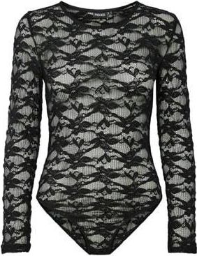 Pieces stringbody PCRILLO zwart