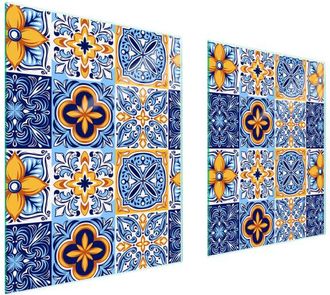 OEM Placa Protectora De Vidrio Para Estufa 85x52 Mosaico