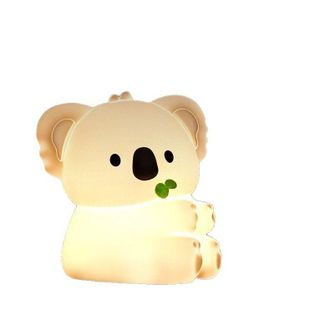 OEM L&aacute;mpara De Noche Infantil Con Forma De Koala, De Silicona Suave Y Brillo Ajustable, Ideal Para Beb&eacute;s, Ni&ntilde;os Peque&ntilde;os Y Adultos (koala)