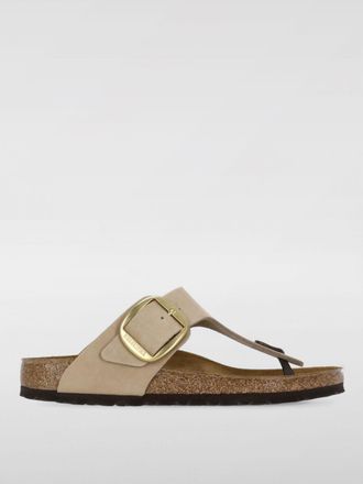 Birkenstock Heeled Sandal Woman color Beige