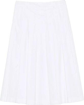 Vivetta Pleated Midi A-line Skirt