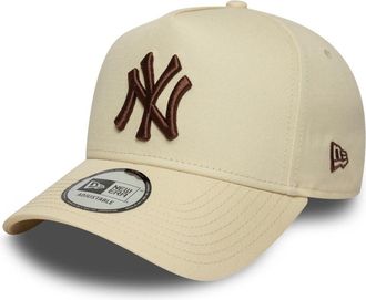 New Era E-Frame Snapback Cap - New York Yankees Beige - One Size