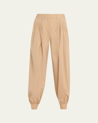 Ulla Johnson Luella Pleated Wool-Blend Pants