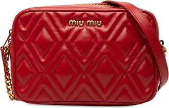 Miu Miu Pre-owned Miu Miu Matelasse Nappa Chain Camera Bag Ladies F95JKKTCI3VTYPNF