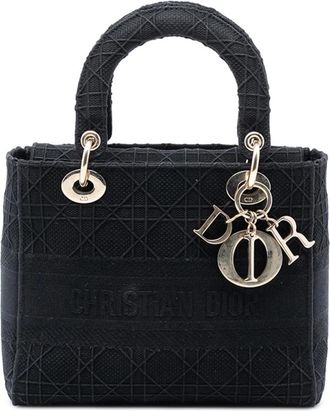 Dior Pre-owned Studded Leather Handbag - Dames - Vintage Handtas - Zwart - ONE Size - Leer - Vintage