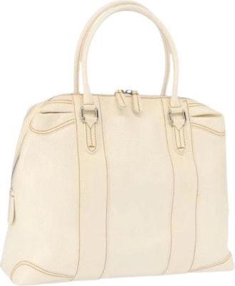 Fendi Pre-owned Handbags, female, White, Size: ONE SIZE Pre-owned Vintage Hand Bag