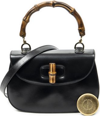 Gucci Medium Bamboo Top Handle Flap schoudertas