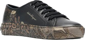 Ferragamo Borg Leather Sneaker