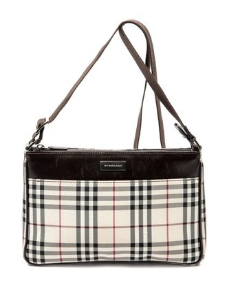 Burberry Borsa a spalla a quadri - Toni neutri