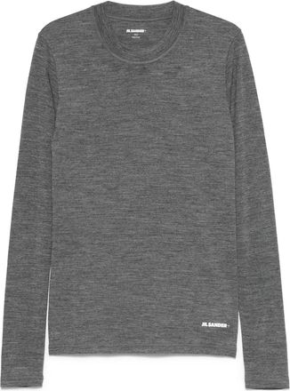 Jil Sander T-shirt con logo - Grigio