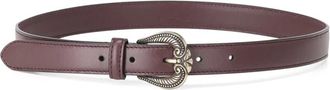 Etro Riemen - Heren - Riemen - Paars - 80 CM - Leer - Accessoires