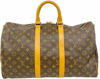 Louis Vuitton Vintage, unisex, Bruin, ONE Size, Pre-owned Weekendtas
