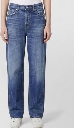 Haikure denim mid-rise wide-leg jeans