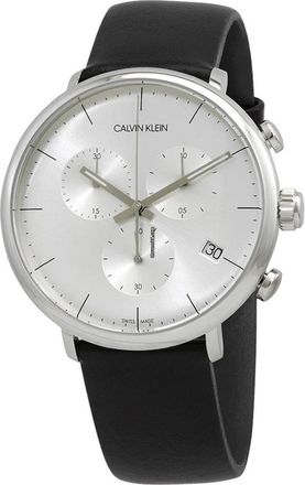 Calvin Klein High Noon roestvrijstalen horloge - Heren - Horloges - Grijs - ONE Size - Accessoires